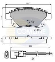 COMLINE CBP21554 - PASTILLAS FRENO