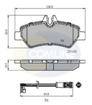 COMLINE CBP21556 - PASTILLAS FRENO