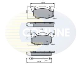 COMLINE CBP21615 - PASTILLA