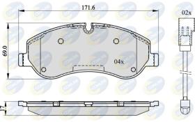 COMLINE CBP22142 - PASTILLAS FRENO