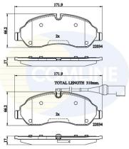 COMLINE CBP22214 - PASTILLAS FRENO