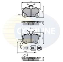 COMLINE CBP2797 - PASTILLAS FRENO