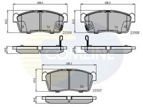 COMLINE CBP31113 - PASTILLAS FRENO