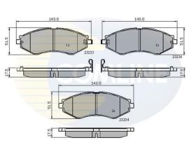 COMLINE CBP31189 - PASTILLAS FRENO