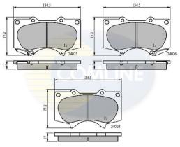 COMLINE CBP31201 - PASTILLAS FRENO