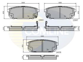 COMLINE CBP31288 - PASTILLAS FRENO