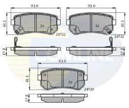 COMLINE CBP31543 - PASTILLA FRENO HYUNDAI ACCENT 05->,