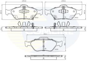 COMLINE CBP31637 - PASTILLAS FRENO