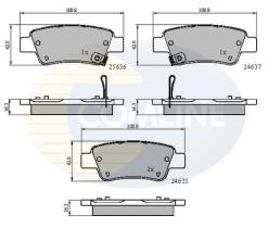 COMLINE CBP31674 - PASTILLAS FRENO