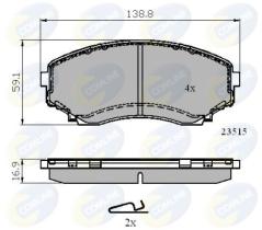 COMLINE CBP31732 - PASTILLAS FRENO