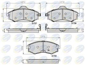 COMLINE CBP31741 - PASTILLAS FRENO