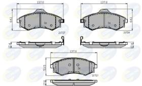 COMLINE CBP31781 - PASTILLA