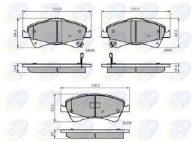 COMLINE CBP31799 - PASTILLAS FRENO