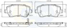 COMLINE CBP32008 - PASTILLAS FRENO