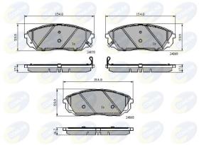 COMLINE CBP32013 - PASTILLAS FRENO