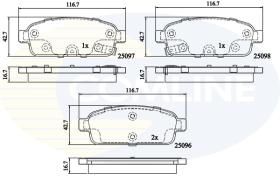 COMLINE CBP32024 - PASTILLAS FRENO