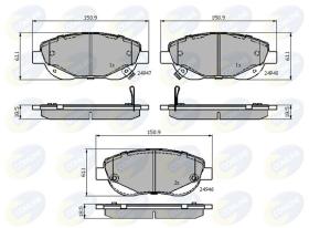 COMLINE CBP32035 - PASTILLAS FRENO