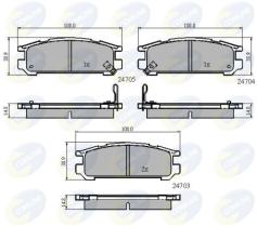 COMLINE CBP3218 - PASTILLAS FRENO