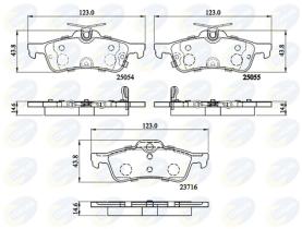 COMLINE CBP32204 - PASTILLAS FRENO