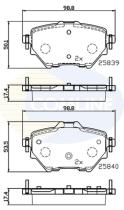 COMLINE CBP32234 - PASTILLAS FRENO