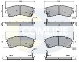 COMLINE CBP3326 - PASTILLAS FRENO