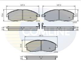 COMLINE CBP3481 - PASTILLAS FRENO