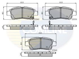 COMLINE CBP3582 - PASTILLAS FRENO