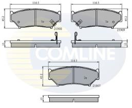 COMLINE CBP3587 - PASTILLAS FRENO