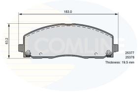 COMLINE CBP36103 - PASTILLAS FRENO