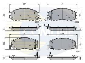 COMLINE CBP3745 - PASTILLAS FRENO