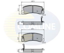 COMLINE CBP3747 - PASTILLA