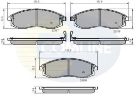COMLINE CBP3776 - PASTILLAS FRENO