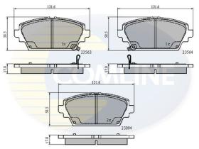 COMLINE CBP3802 - PASTILLAS FRENO
