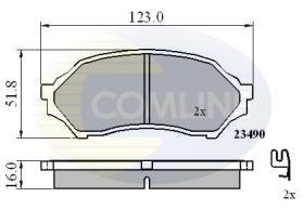 COMLINE CBP3817 - PASTILLA