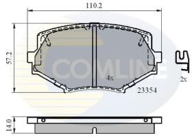 COMLINE CBP3820 - PASTILLAS FRENO