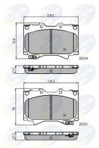 COMLINE CBP3831 - PASTILLAS FRENO