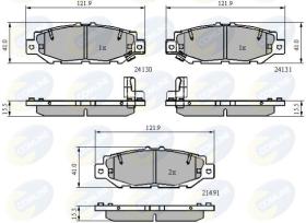 COMLINE CBP3835 - PASTILLA FRENO LEXUS GS300 93->