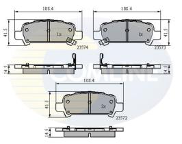 COMLINE CBP3882 - PASTILLAS FRENO