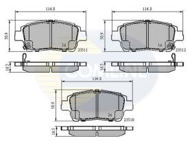 COMLINE CBP3901 - PASTILLAS FRENO