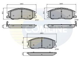 COMLINE CBP3902 - PASTILLAS FRENO