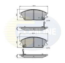 COMLINE CBP3922 - PASTILLAS FRENO