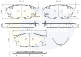 COMLINE CBP3948 - PASTILLAS FRENO