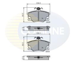 COMLINE CBP4137 - PASTILLAS FRENO