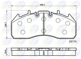 COMLINE CBP9078MK - PASTILLAS FRENO