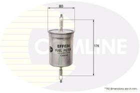 COMLINE EFF034 - FILTRO COMBUSTIBLE