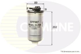 COMLINE EFF087 - FILTRO COMBUSTIBLE