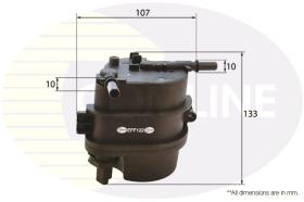 COMLINE EFF122 - FILTRO COMBUSTIBLE