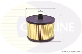 COMLINE EFF132 - FILTRO COMBUSTIBLE