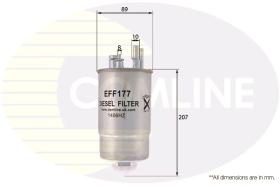 COMLINE EFF177 - FILTRO COMBUSTIBLE