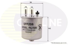 COMLINE EFF206 - FILTRO COMBUSTIBLE